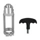 thumbnail image 1 of Adaptador de broca para taladro de agujero cuadrado Accesorio de aleación de aluminio Herramienta de carpintería Accesorios profesionales resistentes, 1 of 9