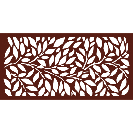 Metal Privacy Screen Fence, Metal Tree Metal Wall Art, Outdoor Indoor Privacy, Panel, Garden Screen, Restaurant Decor -4' H x 2'