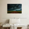 thumbnail image 2 of Elephant Stock Double Lightning In Colorado Wall Art - Horizontal Canvas Wall Art - Living Room Wall Decor - Nature Canvas - Teal And Blue Decor - 36" x 24", 2 of 8