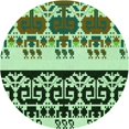 thumbnail image 1 of Ahgly Company Machine Washable Indoor Round Transitional Light Green Area Rugs, 3' Round, 1 of 7