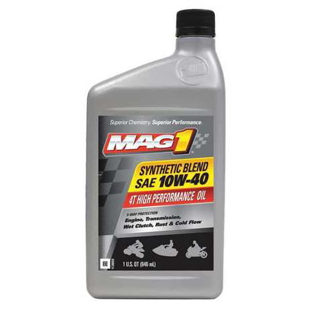 MAG 1 Synthetic Engine Oil, 1 qt.,10W--40 4T
