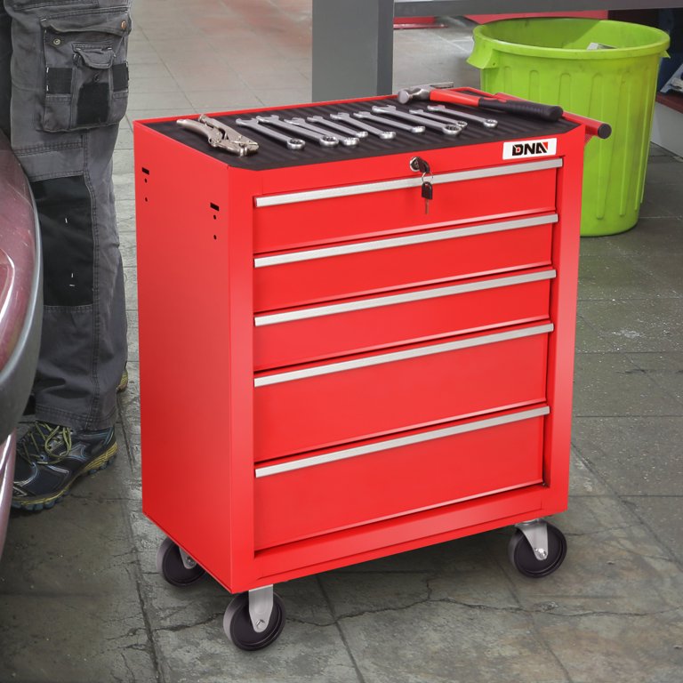 50s 60s ウォールズマスターメイド hbtオールインワン L-R 美品 DNA Motoring TOOLS-00398 5 Drawer Portable Garage Warehouse Repair