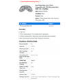 thumbnail image 2 of Rear Brake Rotor Set 2 Piece - Compatible with 1993 Mercedes-Benz 300E 3.2L 6-Cylinder, 2 of 2