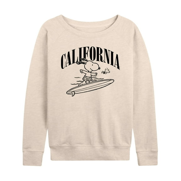 Peanuts - California - Women's Lightweight French Terry Long Sleeve Shirt