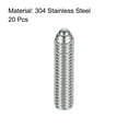 thumbnail image 3 of Ball Point Set Screws, M6 x 25mm 304 Stainless Steel Metric Spring Hex Socket Screw 20pack, 3 of 7