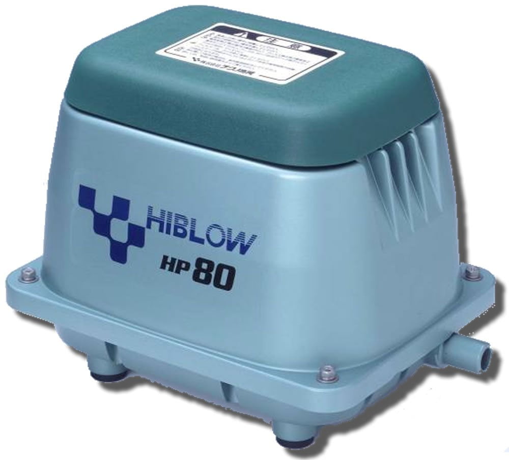 HIBLOW (HP 80) Linear Air Pump Pond Aeration Septic Aerator