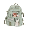 thumbnail image 2 of Mochila para mujer, moderna, ideal para mochileros, ideal para escaladas diarias y compras. Verde, 2 of 6