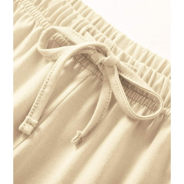 Women's Cotton Capri Pants Sleep Capris 