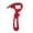 Red, variant on 3-in-1 Pull Tab Can Opener, Multi-Functional Hook Shaped Can Opener and Bottle Opener, Manual Jar Lid Opener for Soda Cans, Beer Bottles, Glass Jars, Kitchen, Camping and Picnic