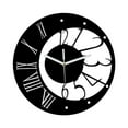 thumbnail image 3 of Reloj de pared nórdico para colgar en la pared, decoración del hogar, estilo nórdico creativo, decorativo, sin , para oficina, cocina, baño y negro, 3 of 8