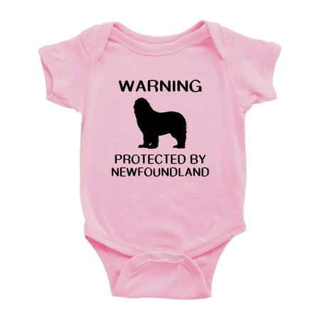 

Warning: Protected by A Newfoundland Dog Funny Baby Bodysuit Newborn Clothes (Pink 12-18 Months)