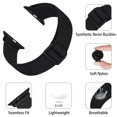 thumbnail image 4 of WFEAGL iWatch Series Nylon Apple Watch Band Sport Breathable Strap 42/44/45mm Black, 4 of 7