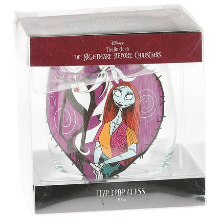 Disney Tim Burton’s The Nightmare Before Christmas tear drop glass 20 oz