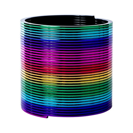 Giant Rainbow Slinky Walking Spring Toy – Colorful Classic Coil