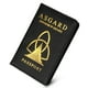 thumbnail image 1 of Funda de cuero para pasaporte, billetera con bloqueo RFID, billetera de viaje, 1 of 8