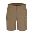 thumbnail image 6 of UVEASISHA Cargo Shorts for Men Solid Straight Leg Work Shorts Summer Outdoor Short Pants with Phone Pockets Khaki XXL, 6 of 9