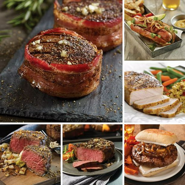 Omaha Steaks Deluxe Gourmet Christmas Gift Package Holiday