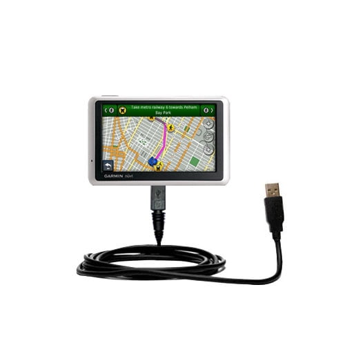 Stræbe Pompeji golf Classic Straight USB Cable suitable for the Garmin Nuvi 1300 with Power Hot  Sync and Charge Capabilities - Uses Gomadic TipExchange Technology -  Walmart.com