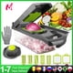 thumbnail image 2 of Cortador de verduras, rebanador multifuncional, pelador de patatas y frutas, rallador de zanahorias, accesorios de cocina, cesta, rebanador de verduras Tan Jianjun unisex, 2 of 2