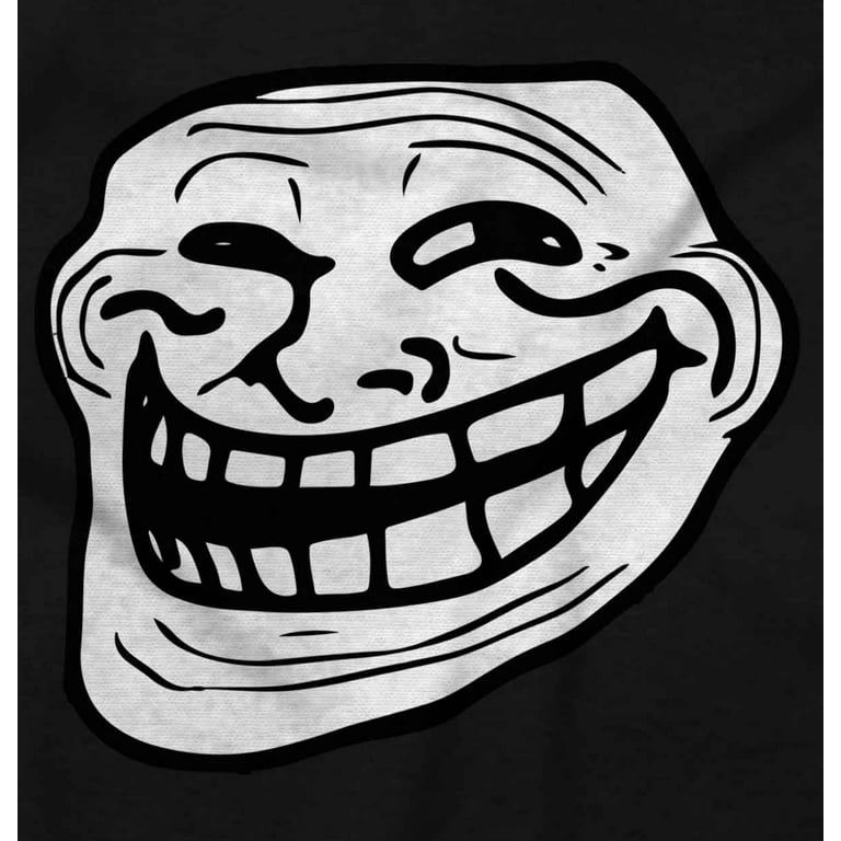  Troll Face Meme Funny Dank Meme Troll Face Long Sleeve T-Shirt  : Clothing, Shoes & Jewelry