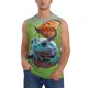 thumbnail image 1 of Balery Butterfly Landing On Head Dumpy Frog Camisetas sin mangas para hombre, absorbe la humedad y protege contra el mal olor.-Medium, 1 of 7