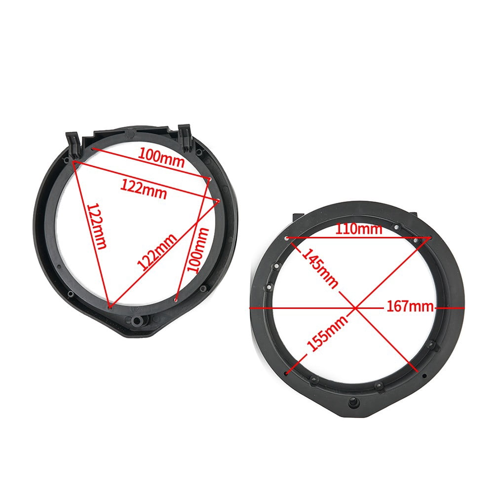 2 Pairs Auto Speaker Adapter 4 Board 4 Kabelboom Connector Voor Honda-Civic 6.5 (165mm