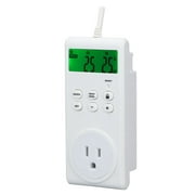 Thermostat Outlet, Temperature Controller Energy Saving Wireless Programmable For Room US Plug 120V