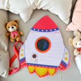 thumbnail image 4 of Mobutofu Space Birthday Decorations Rocket Pinata with Cardboard Design for Party Games 1 Blindfold, 4 of 6