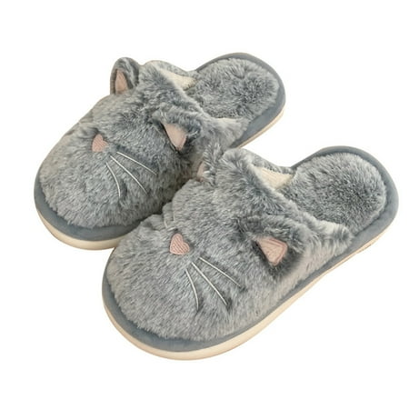 

Bunny Slippers for Women Fuzzy Cute Animal Memory Foam Indoor House Slippers Easter Thanksgiving Christmas Slippers Gifts style:style1;