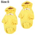 thumbnail image 2 of s 2 sudaderas para mascotas ropa para perros y gatos de tamaño pequeño y mediano lindo suéter para mascotas con forma de plátano, 2 of 2