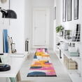 thumbnail image 4 of Yayeee Runner Rug for Bedroom 2'x6' Machine Washable Hallway Non Slip Mat, Art Geometric, 4 of 8