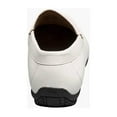 thumbnail image 7 of Stacy Adams Conroy Moc Toe Perf Slip-On Casual Shoes White 25702-100, 7 of 7