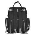 thumbnail image 3 of Baby Diaper Bag Backpack Large Capacity Fashion Mummy Nappy Bag Nursing Bag Travel for Baby Care Black, 3 of 5