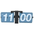 thumbnail image 2 of Flip Clock§digital Flip Desk Clock§retro Flip Down Clock§automatic Page Turning Clock§battery Powered Flip Clock§desktop Mechanical Clock Flip Clock PVC Stainless Steel, 2 of 8