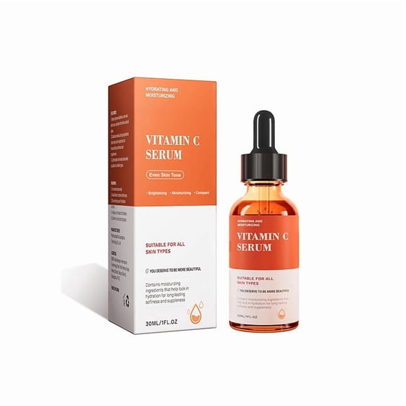 HYLLai Vitamin C Facial Essence, Gently Brightens and Evens Skin Tone with Hydrating Formula, Ideal for Sensitive Skin Daily Care, 30ml