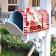 thumbnail image 5 of Valentine''s Day Love Heart Tree and Red Truck Decoration Mailbox Cover with Magnetic Strip Holiday Mailbox Wraps Post Letter Box Cover Standard Size 21" X 18" for Garden Outdoor Yard Decor, 5 of 6