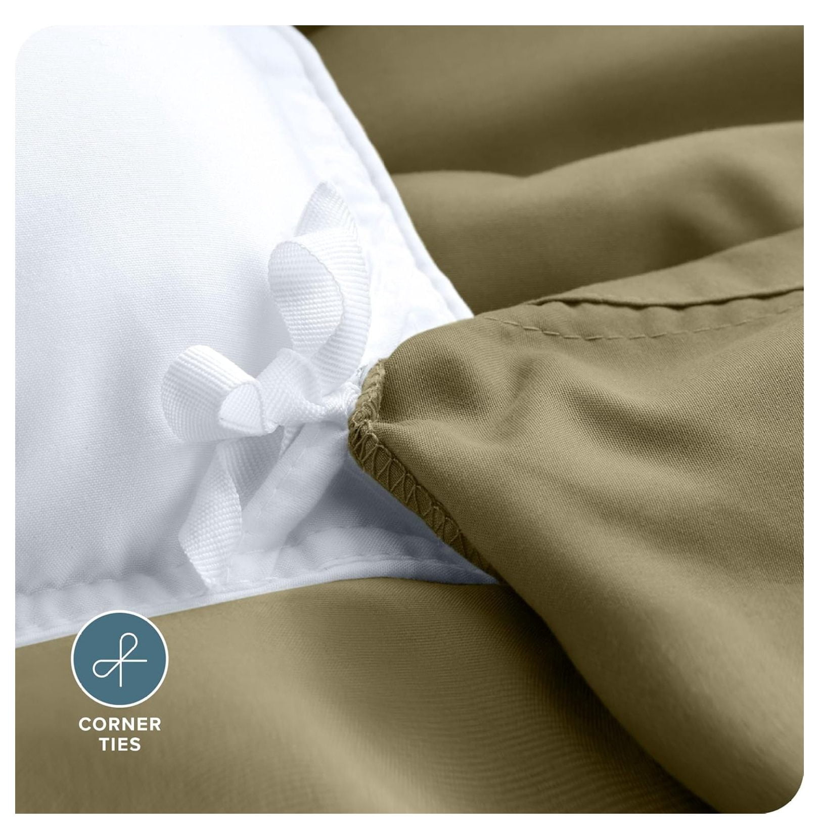 Bedding Duvet Cover King Size - Premium 1800 Super Soft Collection - Lightweight, Cooling - Soft Breathable Bedding Duvet Cover (King, Olive)