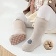 thumbnail image 5 of Calcetines de bebé antideslizantes gruesos 5 pares de calcetines antideslizantes cálidos de invierno para niños pequeños calcetines para gatear para niñas y niños, 5 of 5