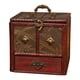 thumbnail image 5 of Caja de madera con espejo para guardar pendientes de aniversario. narcisos, 5 of 7