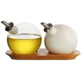thumbnail image 1 of Typhoon Orb Drizzler Cruets (Set of 2) w/ Bamboo Base, 1 of 4