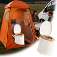 thumbnail image 1 of Oliegs Heated Blanket Portable Indoor Outdoor Commode W/Detachable Inner Removable Paper Holder Included Brush & Trash Lightweight Compact For Camping Boat Van Emergency Chocolate, 1 of 4