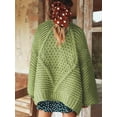 thumbnail image 4 of Womens Open Front Chunky Cardigan Cable Knit Oversized Cardigan Sweaters, 4 of 4