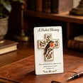 thumbnail image 5 of Isaiah Scripture Acrylic Pocket Blessing Card, Religious Inspirational Feather Cross Wing Card, Baptism Confirmation Communion Keepsake Gift for Prayer Faith Believer, 5 of 6