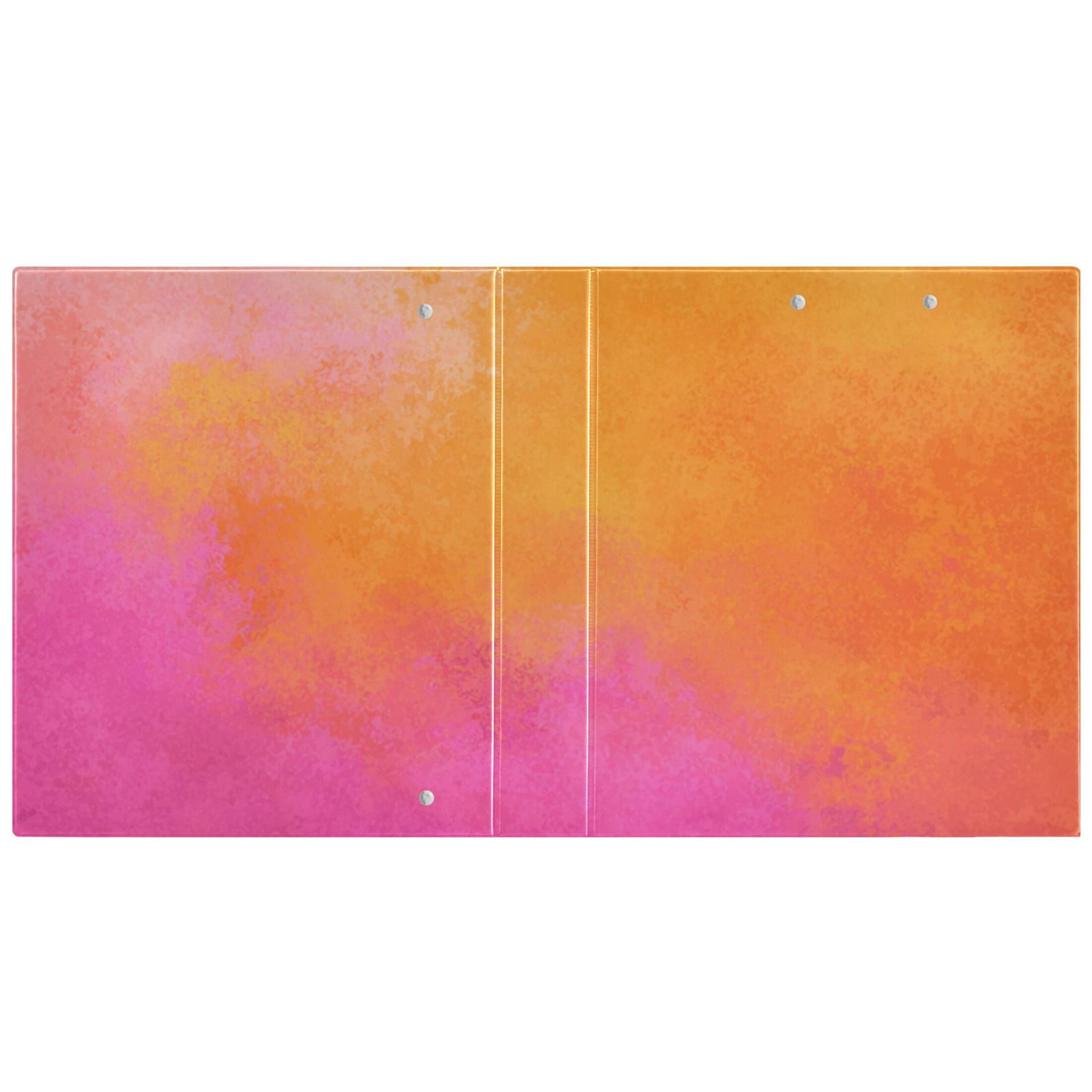 Hard Shell Ring Binder With Clip Holds 200 Sheets Office Home Organization Dye Painting
