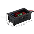 thumbnail image 4 of DC6~120 V Digital LED Battery Monitor, Battery Meter, Motorcycles Bikes Lithium Battery,-Acid Battery, 4 of 8