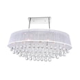 thumbnail image 4 of CWI Lighting Radiant 9 Light Drum Shade Chandelier With Chrome Finish, 4 of 5