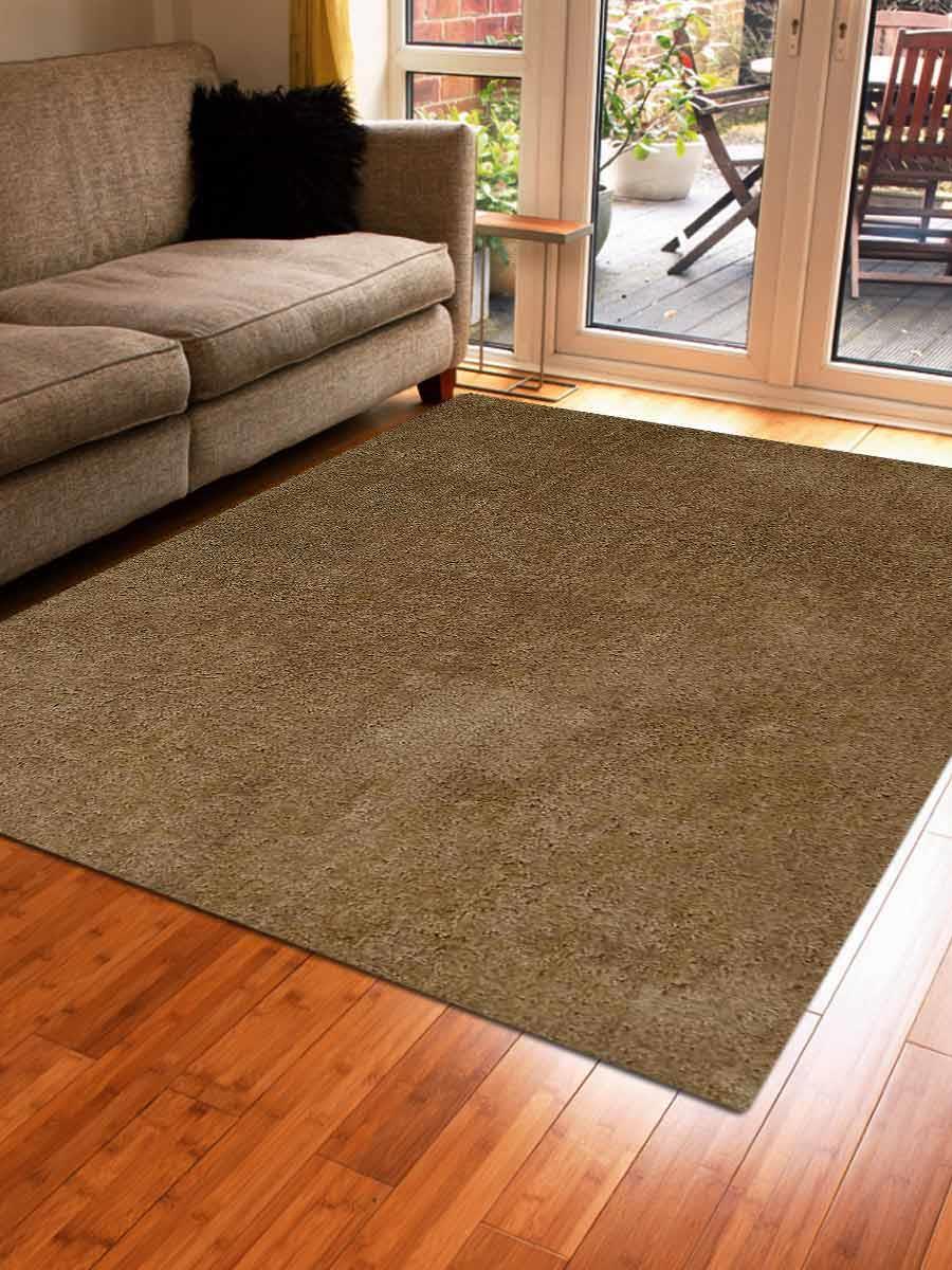 Rugsotic Carpets Hand Tufted Shag Polyester 10'x10' Square Area Rug