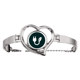thumbnail image 1 of Pulsera de joyería en forma de corazón Unbranded verde oscuro M, 1 of 3