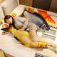 thumbnail image 3 of Juguete de peluche de pez dorado de simulación 3D, almohada de felpa de carpa de Animal suave Kawaii, decoración creativa para habitación, juguetes para niños y niñas, regalo, 3 of 4