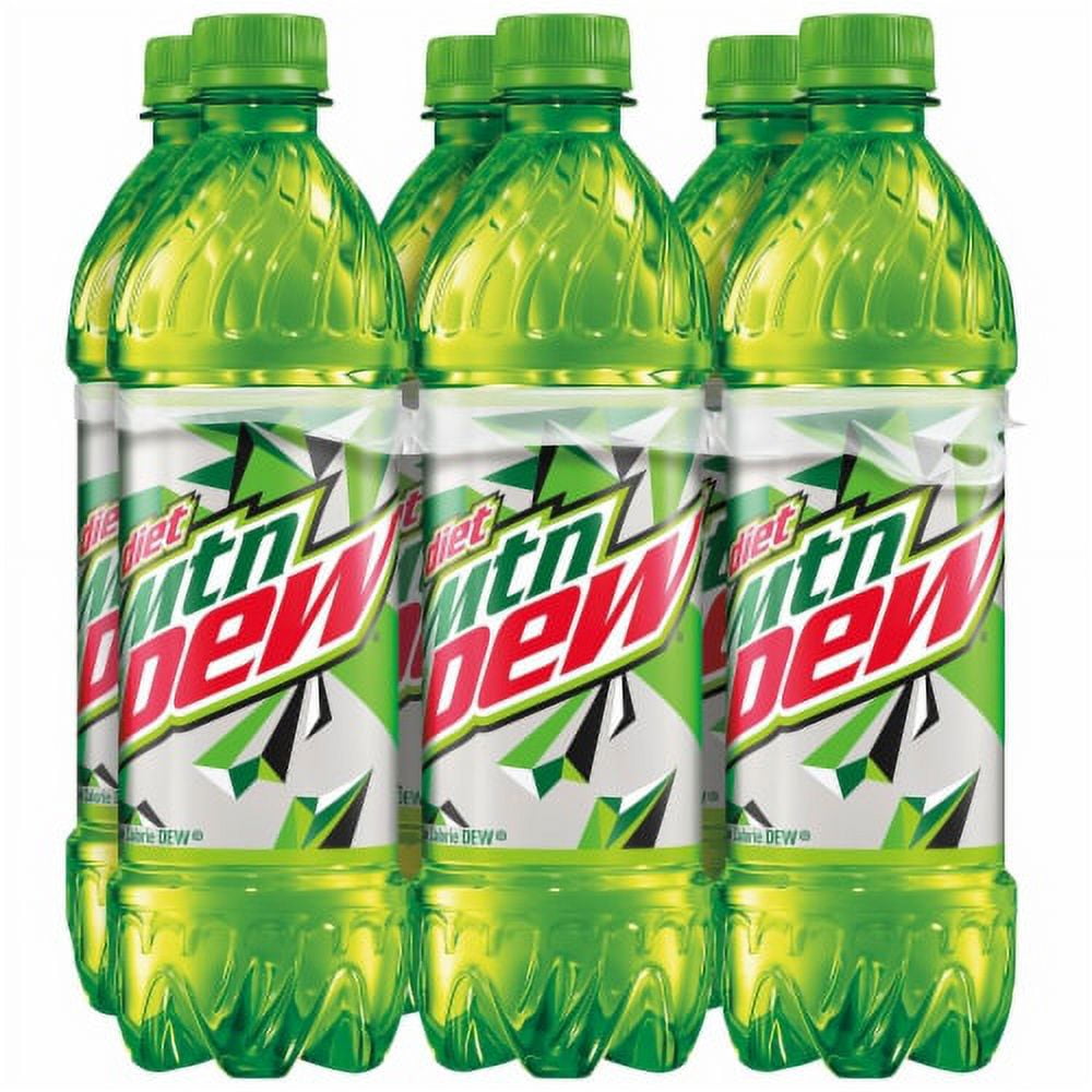 2X-Diet Mountain Dew Zero Sugar Soda Bottles - 16.9 fl oz - 6 pk